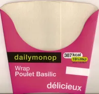 Wrap Poulet Basilic