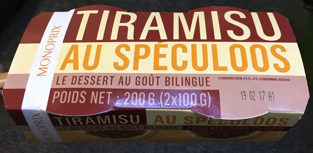 Tiramisu au spéculoos