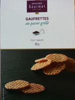 Gaufrettes au pavot grillé