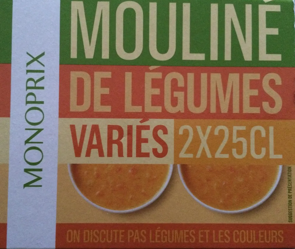 Mouliné de légumes variés