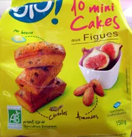 10 Mini Cakes aux Figues Bio