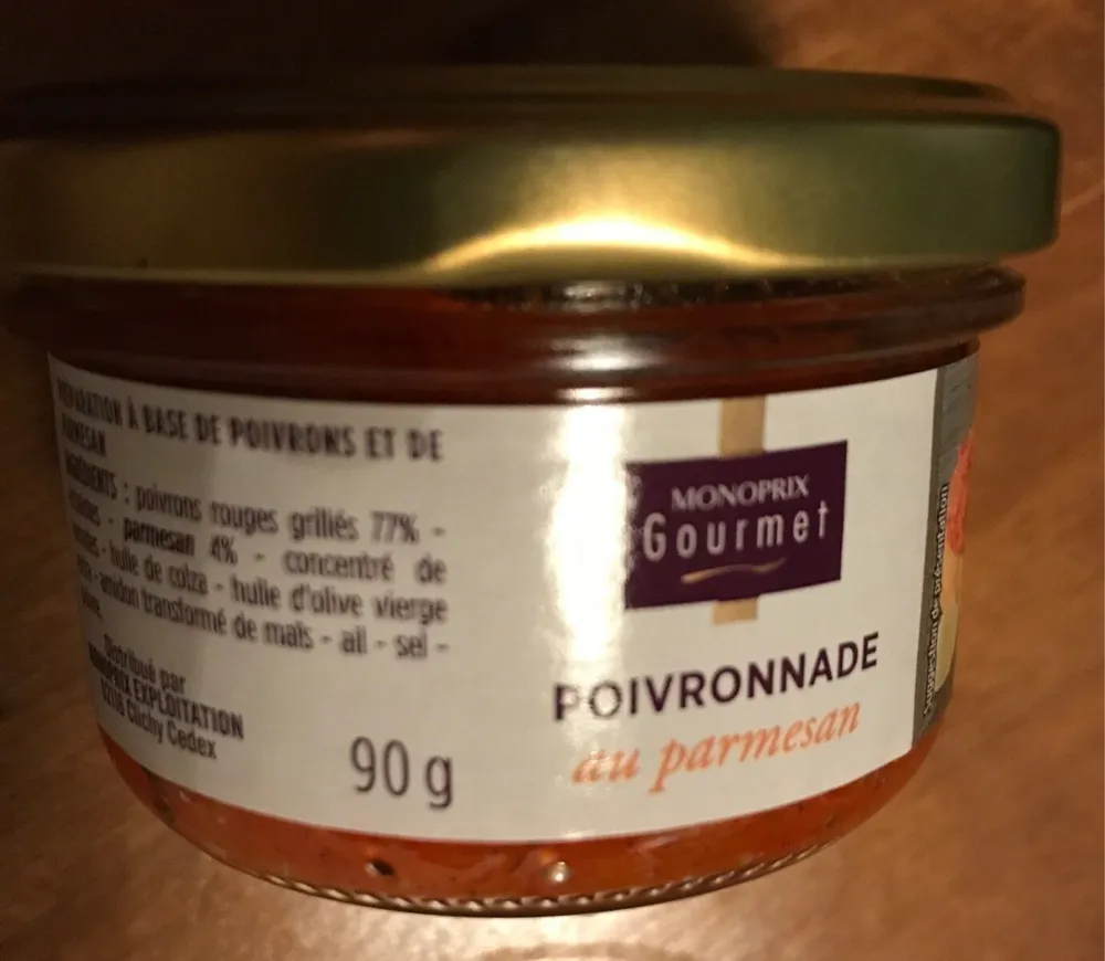 Poivronnade au parmesan