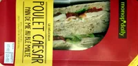 Poulet Caesar - Pain de mie au blé malté