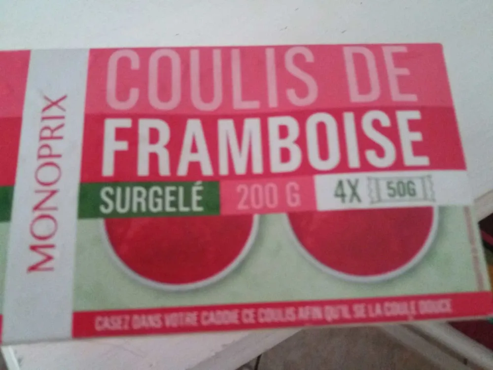 Coulis de Framboise