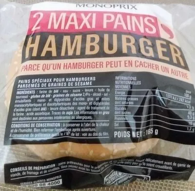 2 maxi pains hamburger