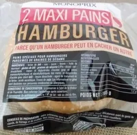 2 maxi pains hamburger