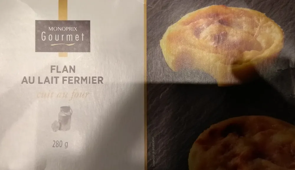 Flans au lait fermier