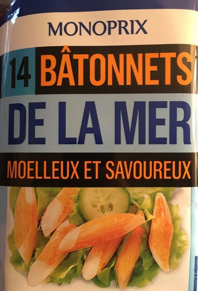 Bâtonnets de crabe