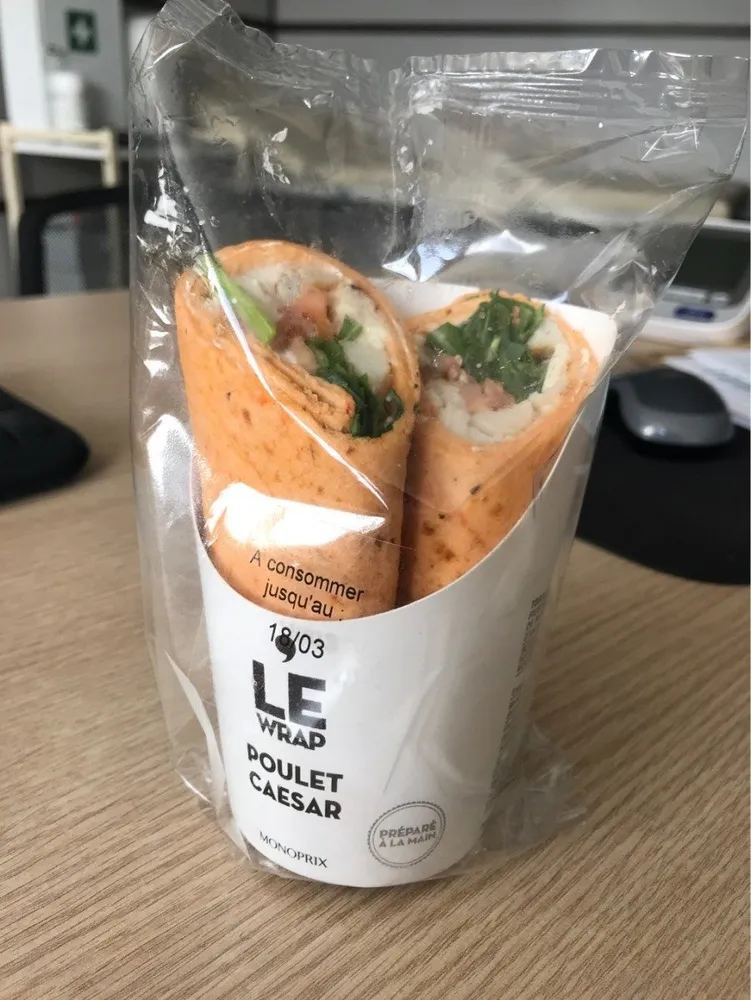 Wrap Poulet Sauce Caesar