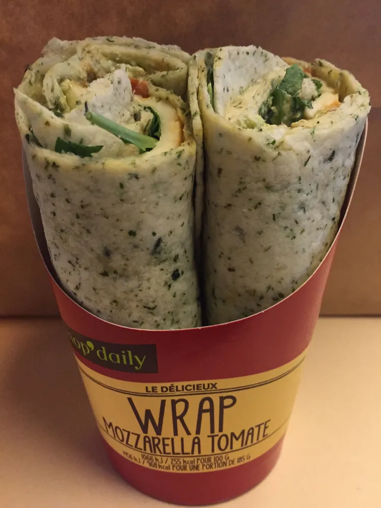 Wrap Mozzarella Tomate