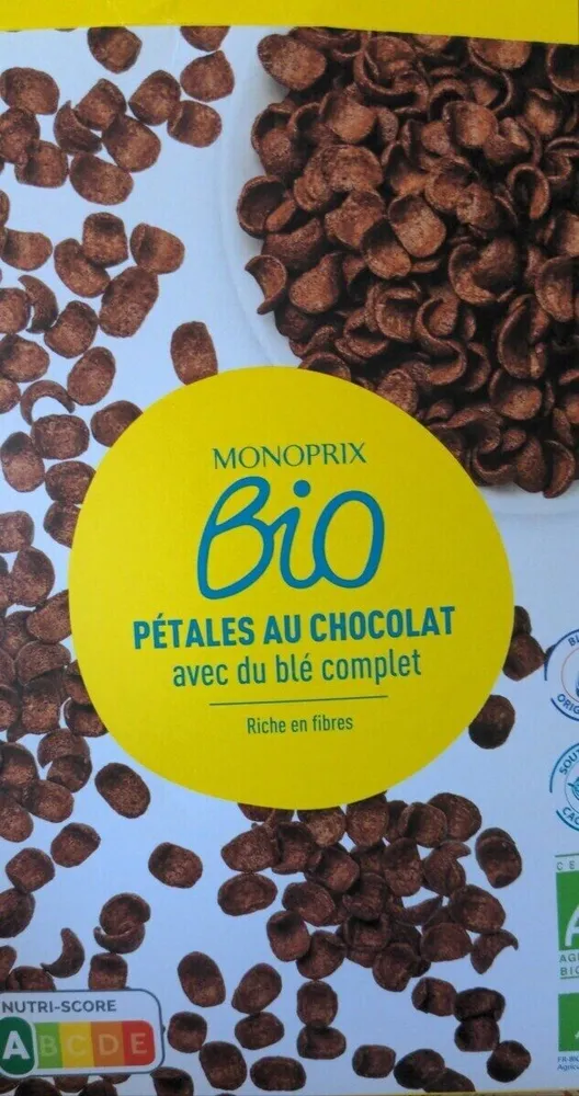Pétales au chocolat