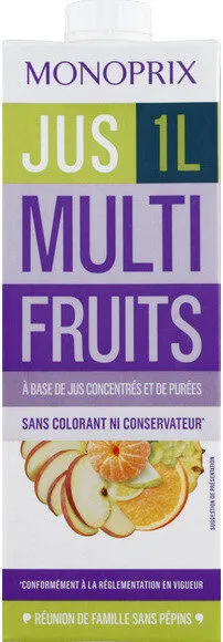 Jus multifruits