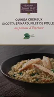 Quinoa Crémeux ricotta épinards, filet de poulet