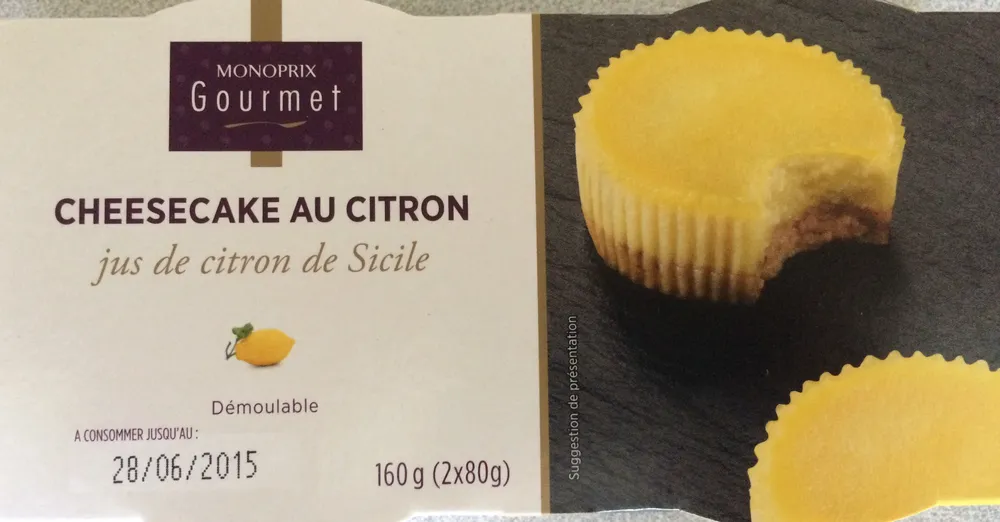 Cheesecake citron
