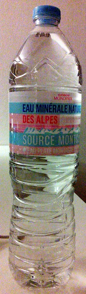 Eau minerale naturelle des Alpes