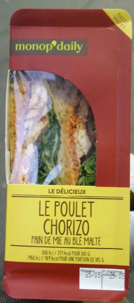 Le Poulet Chorizo