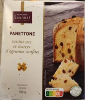 Panettone raisins secs écorces d'oranges confites