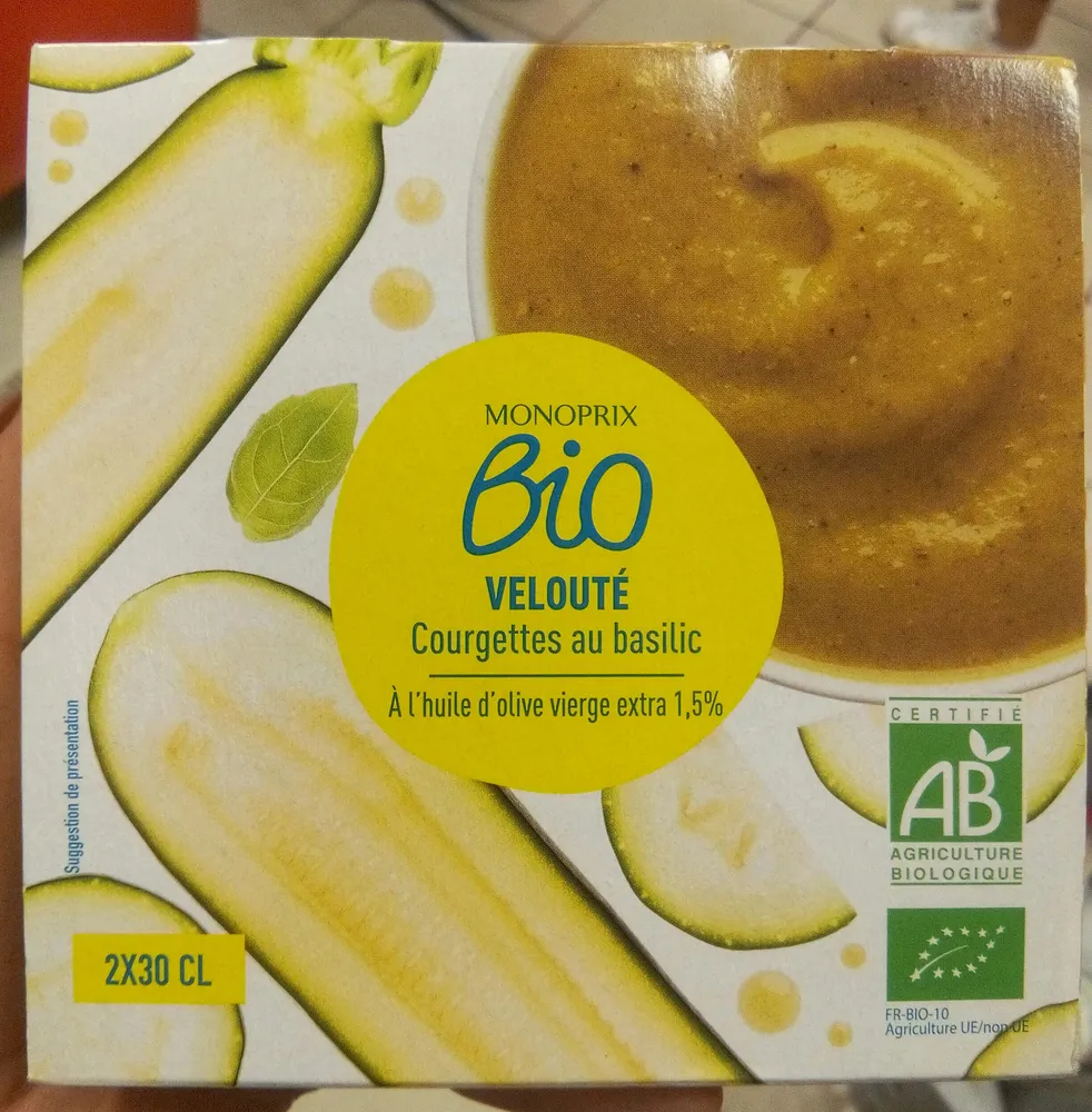 Velouté Courgettes au Basilic
