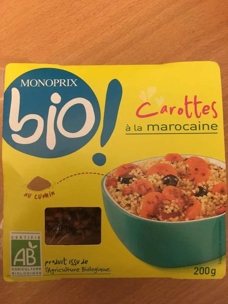 Carottes à la marocaine