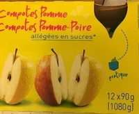 Compotes de pommes et pommes-poires