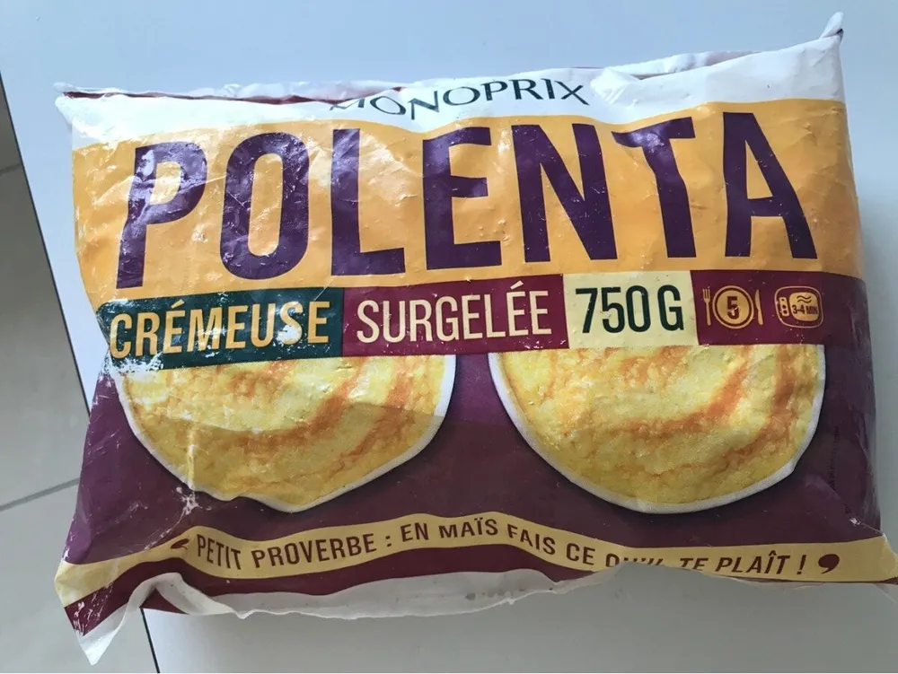 Polenta  cremeuse surgelée
