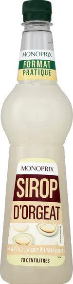 Sirop d'orgeat à diluer.