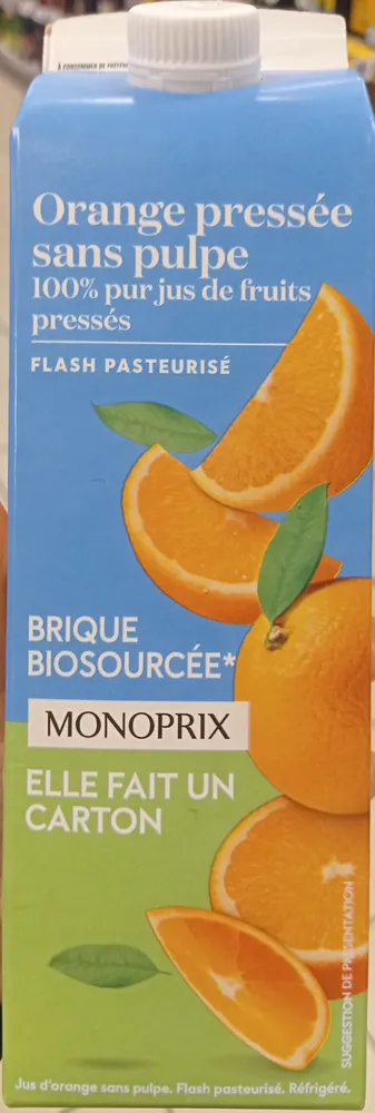 Orange Sans Pulpe