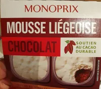 Mousse liégeoise au chocolat