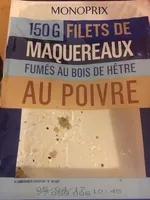Filets de maquereaux au poivre