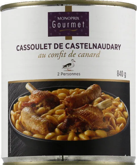 Cassoulet au confit de canard de castelnaudary