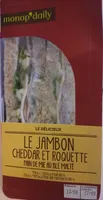 Jambon cheddar et roquette