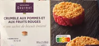 Crumble aux pommes et aux fruits rouges