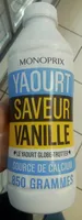 Yaourt saveur vanille
