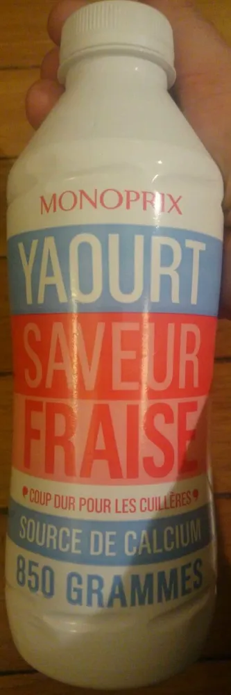 Yaourt saveur fraise