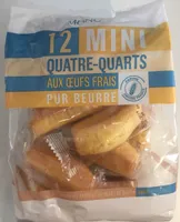 Mini quatre quarts pur beurre aux oeufs frais