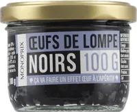 Oeufs de lompe noirs