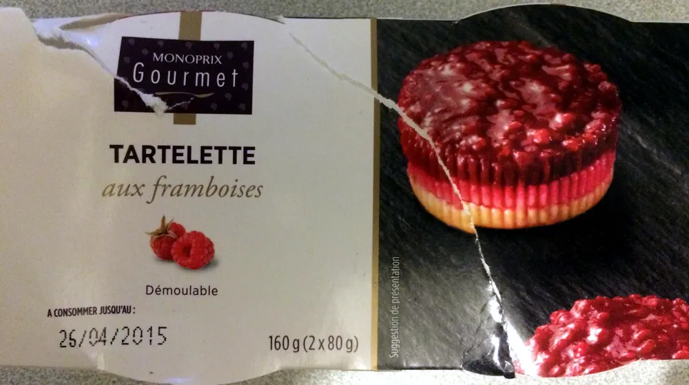 Tartelette aux framboises