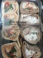 Mini Wrap Poulet Caesar, Fromage de Brebis Tapenade