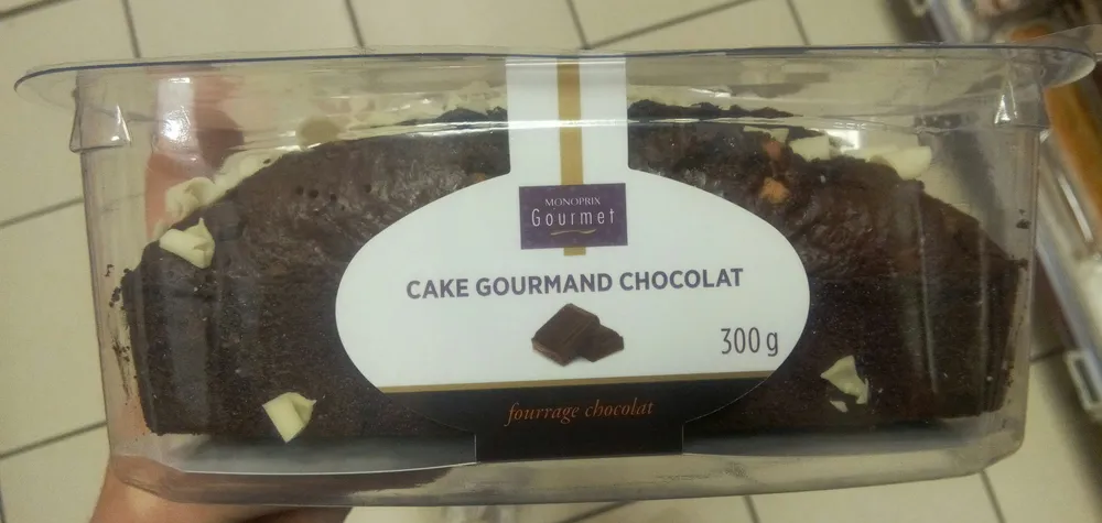 Cake gourmand chocolat fourrage chocolat