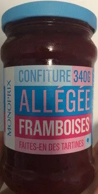 Confiture allégée framboises