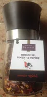 Trio de sel piment et poivre