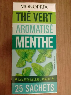 Thé vert aromatisé menthe