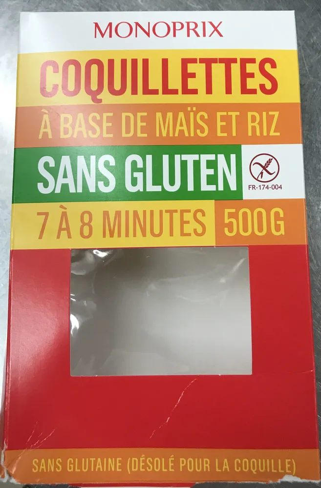 Coquillettes sans gluten