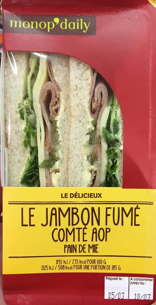 Le Jambon Fumé Comté AOP