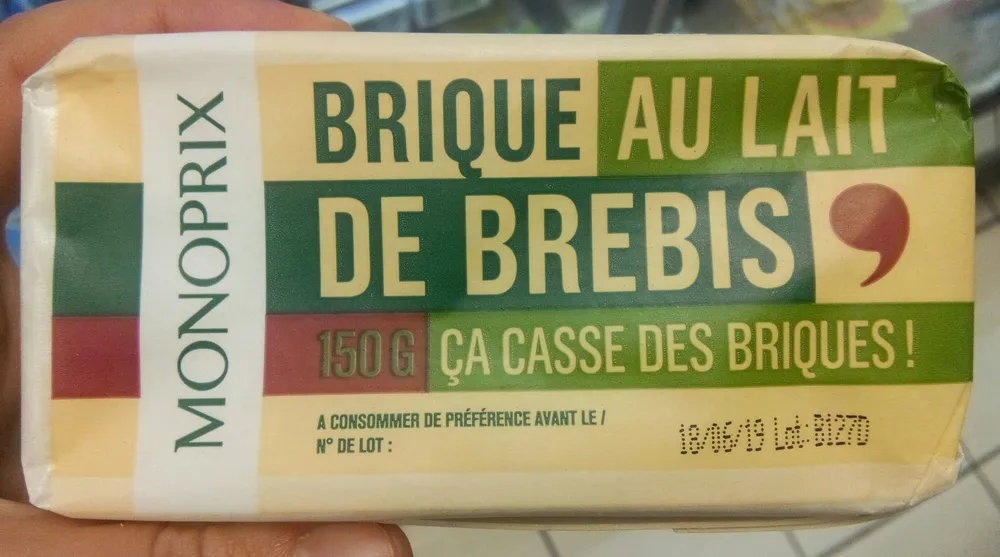 Brique au lait de brebis
