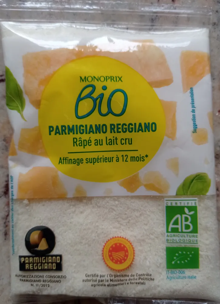 Parmesan râpé