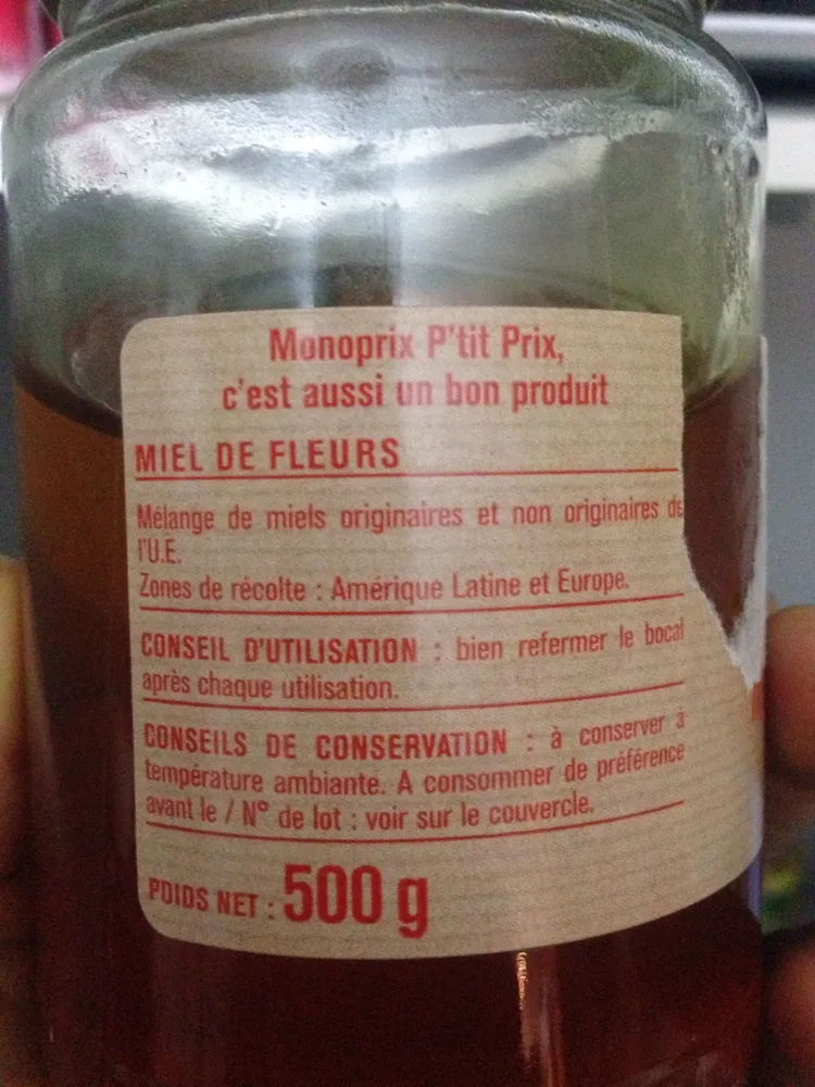 Miel de fleurs