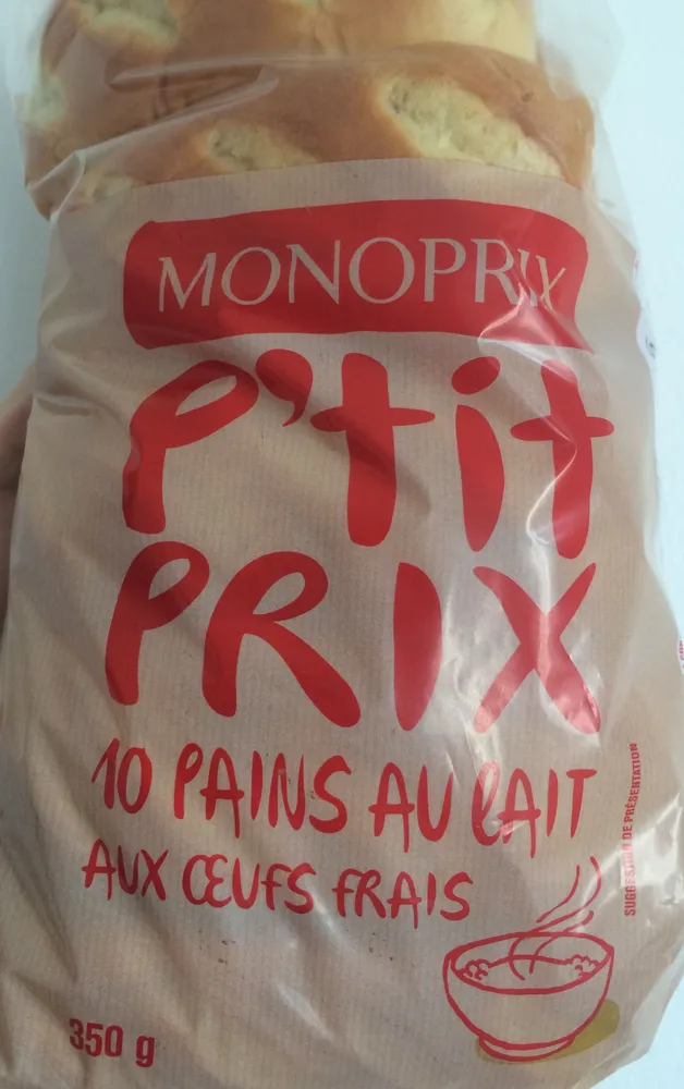 10 pains au lait aux œufs frais