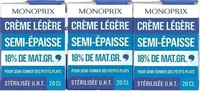 Crème légère semi-épaisse UHT