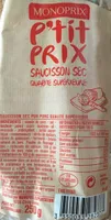 Saucisson sec qualité supérieure